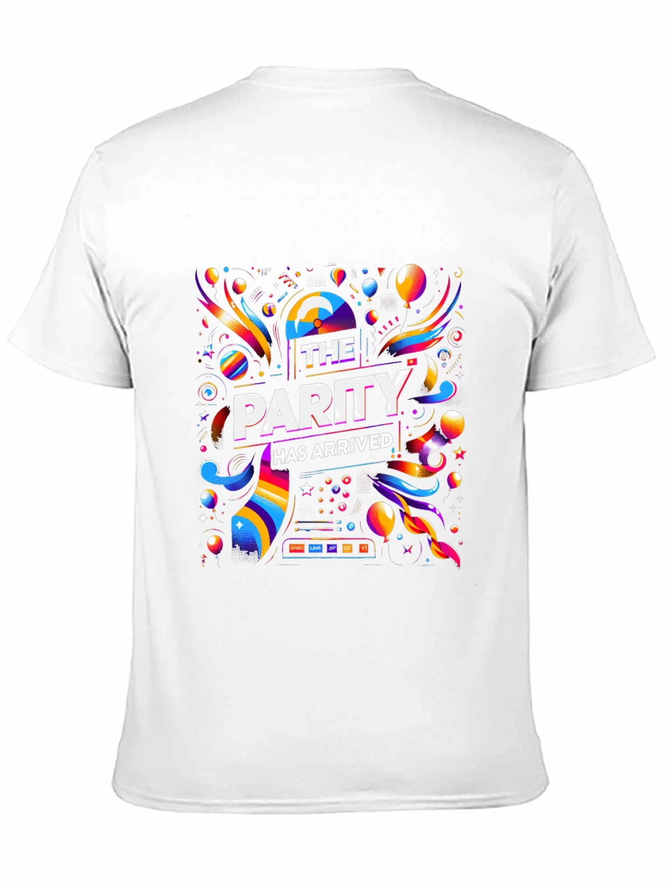 Parity Arrived T-Shirt - Vibrant Celebration Design