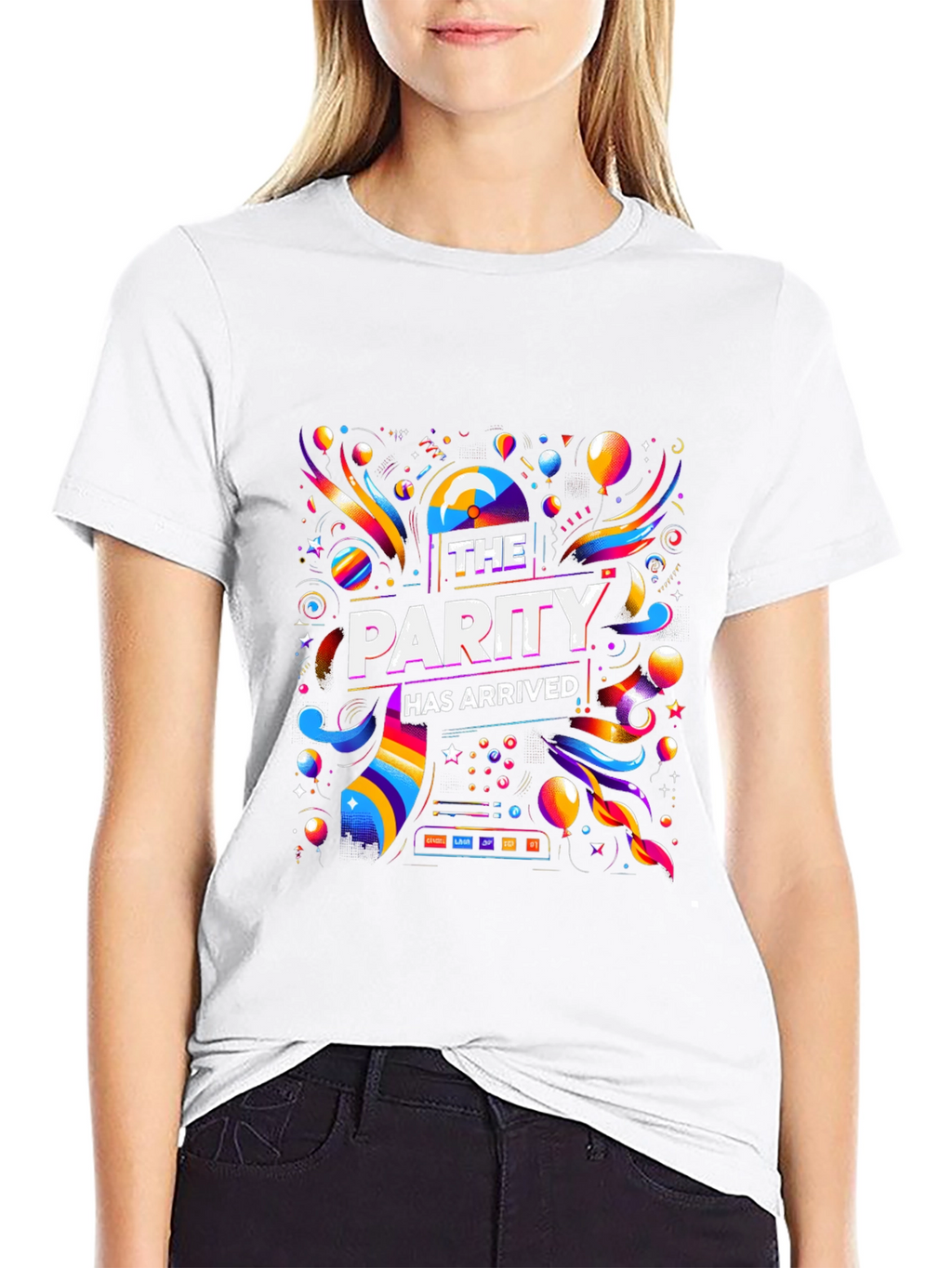 Parity Arrived T-Shirt - Vibrant Celebration Design