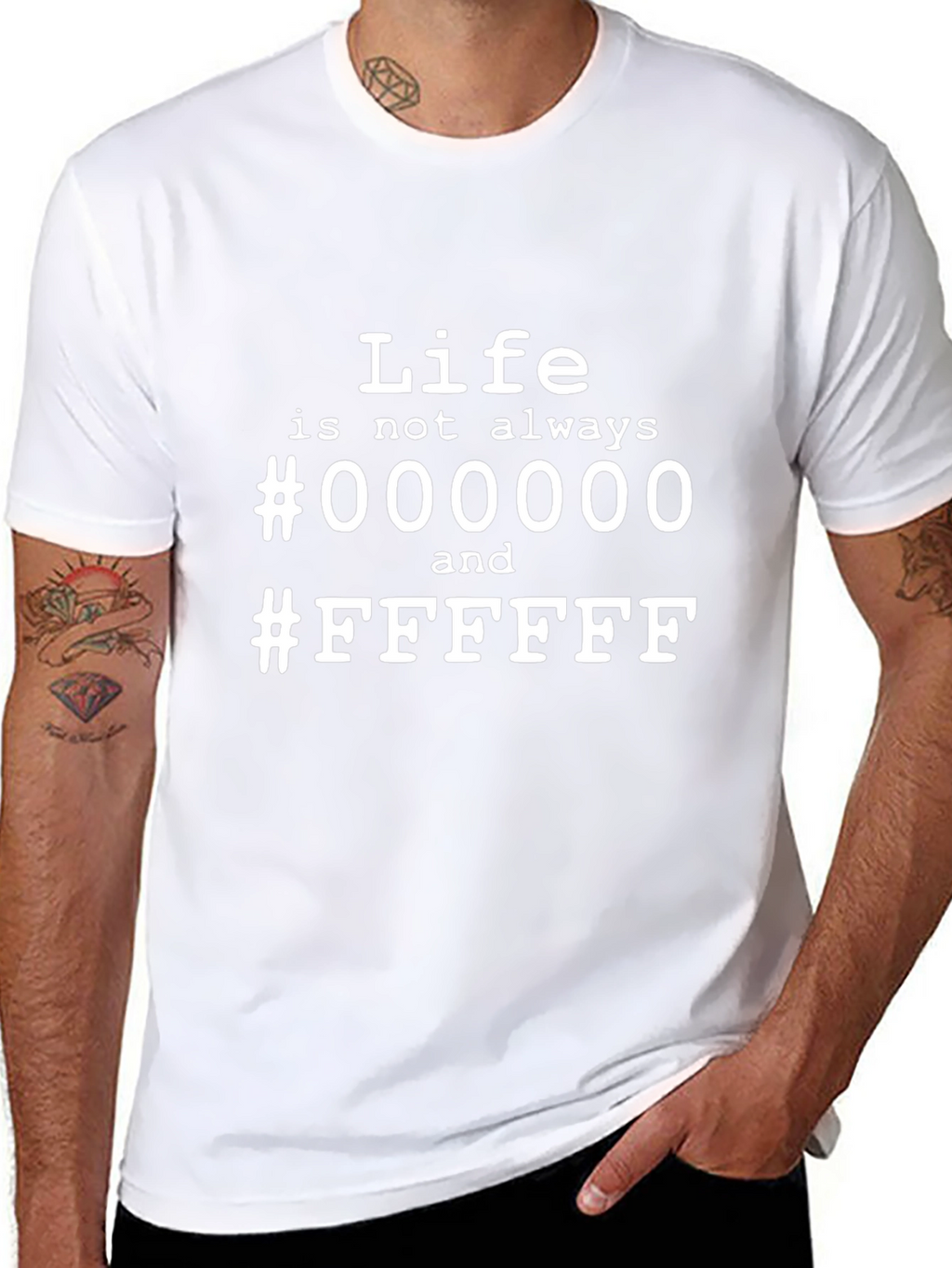 Life Isnt Always Black and White Graphic Tee