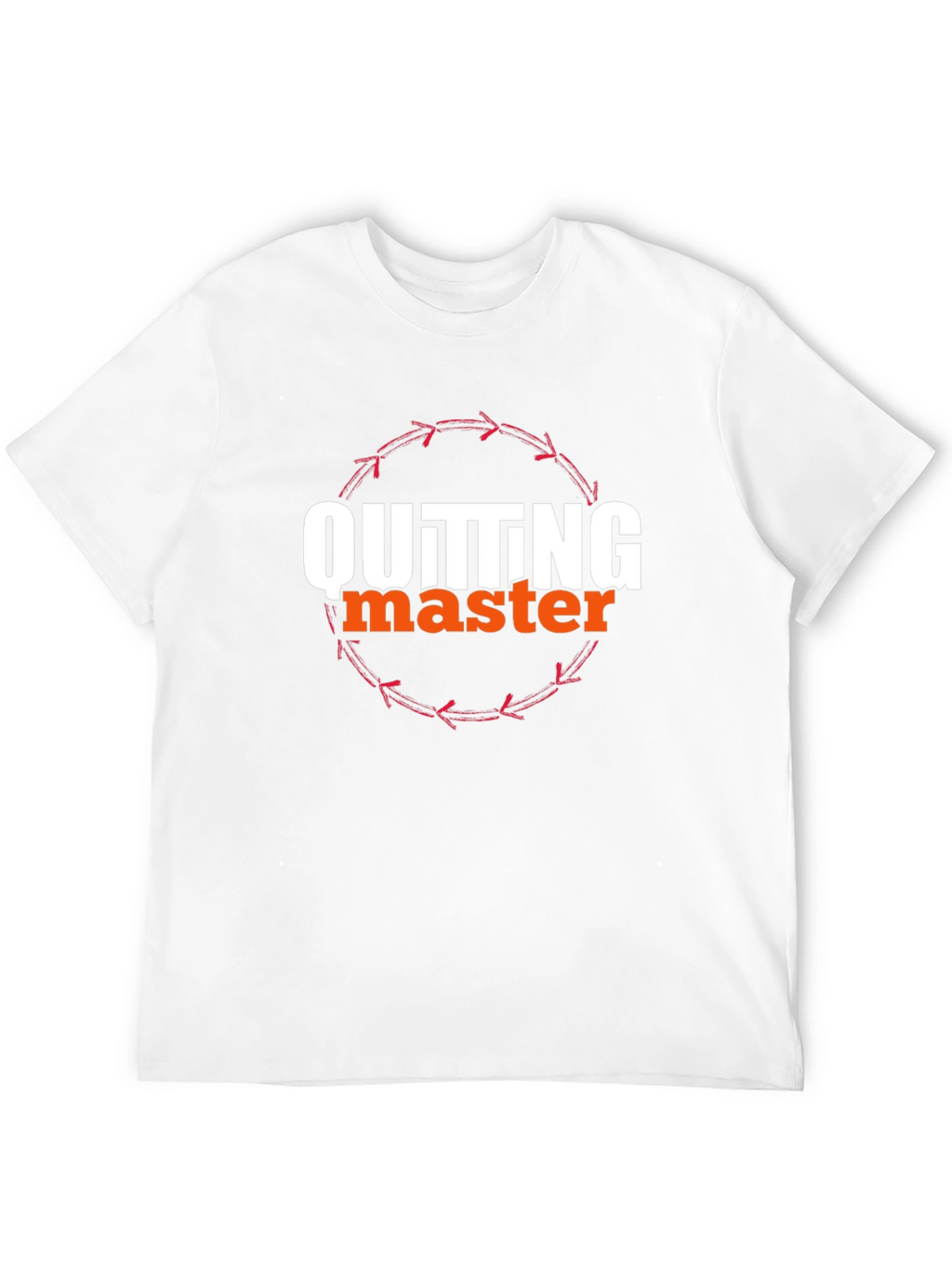 Quitting Master Graphic Tee - Casual Black T-Shirt