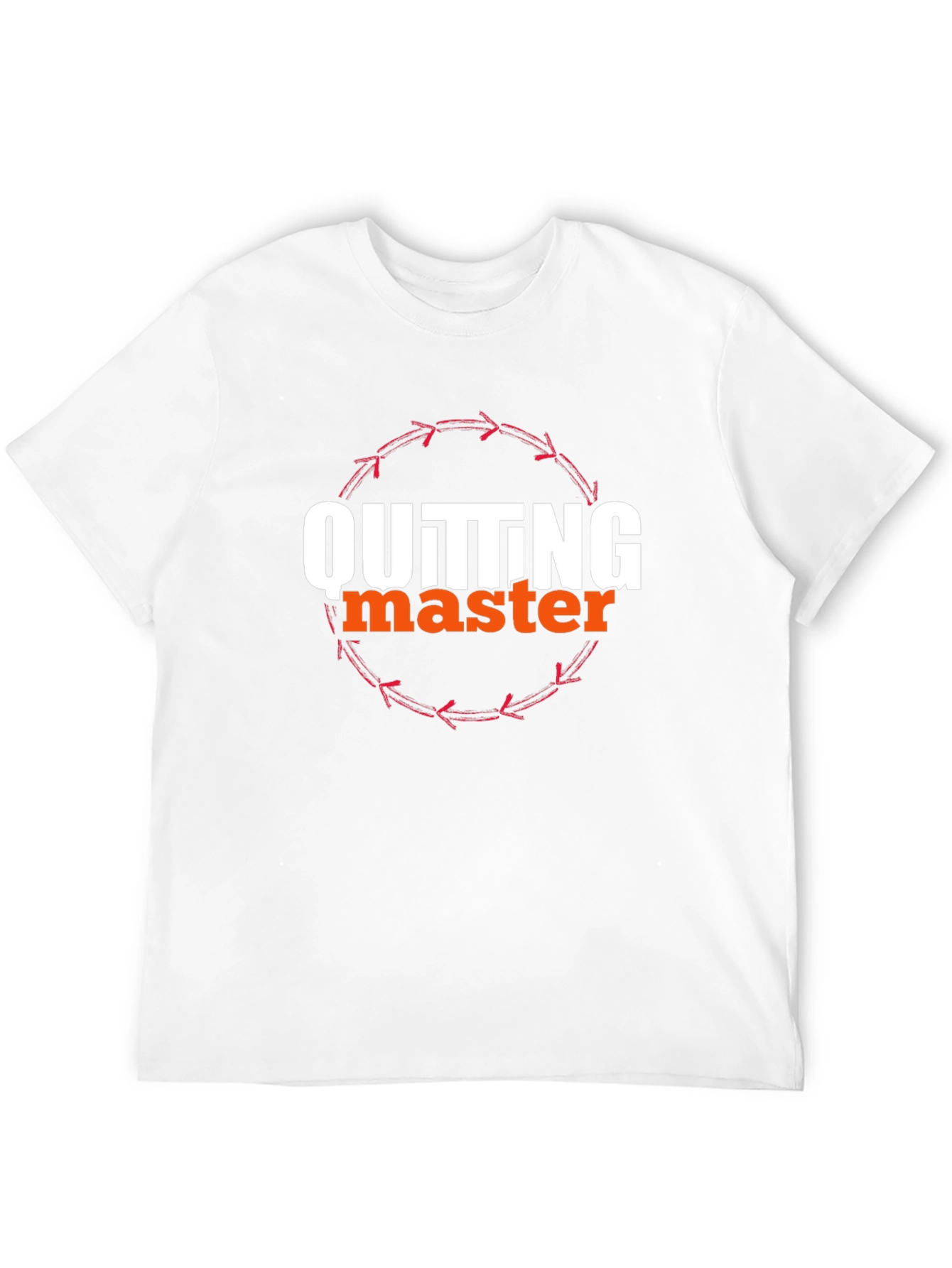 Quitting Master Graphic Tee - Casual Black T-Shirt