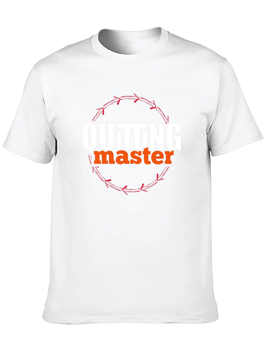 Quitting Master Graphic Tee - Casual Black T-Shirt