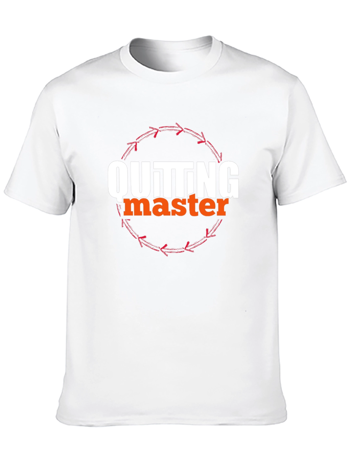 Quitting Master Graphic Tee - Casual Black T-Shirt