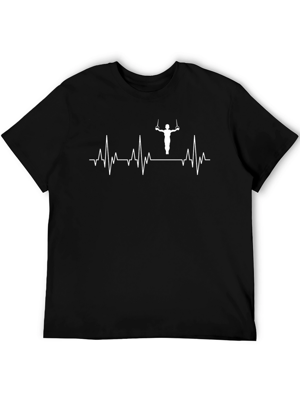 Gymnast Heartbeat T-Shirt - Black