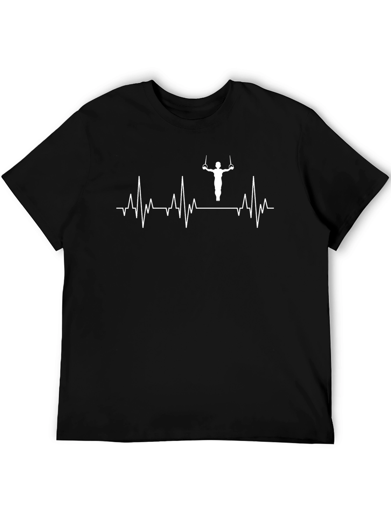 Gymnast Heartbeat T-Shirt - Black