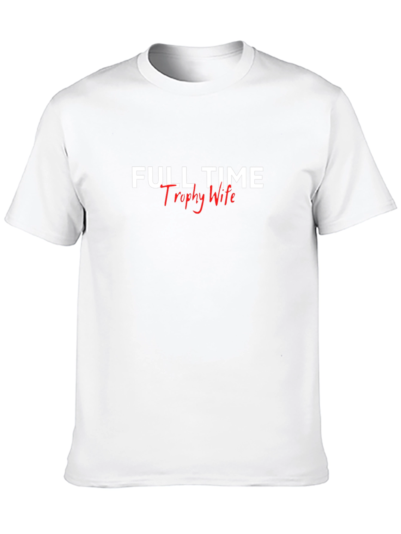 Full Time Trophy Wife Graphic Tee - Black