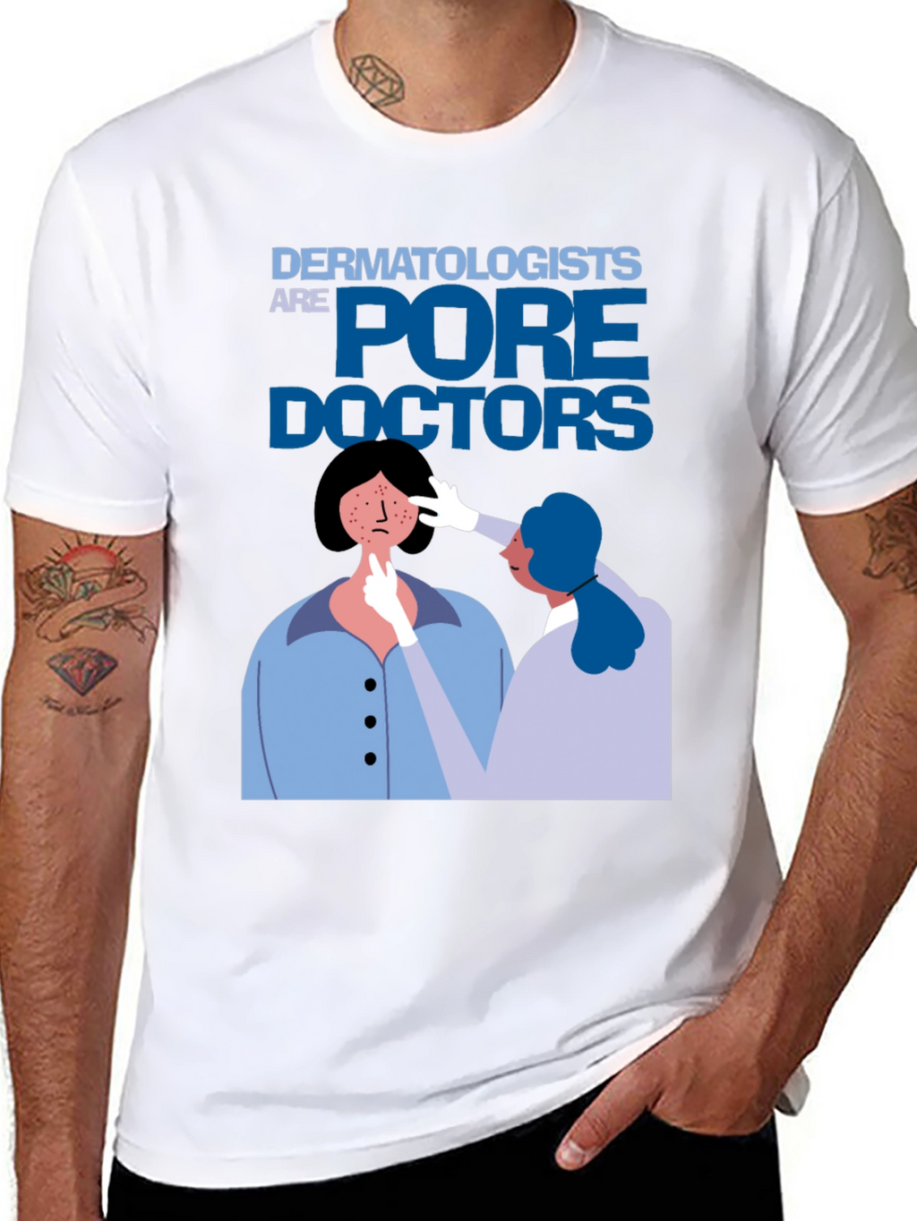 Dermatologists Pore Doctors Black T-Shirt