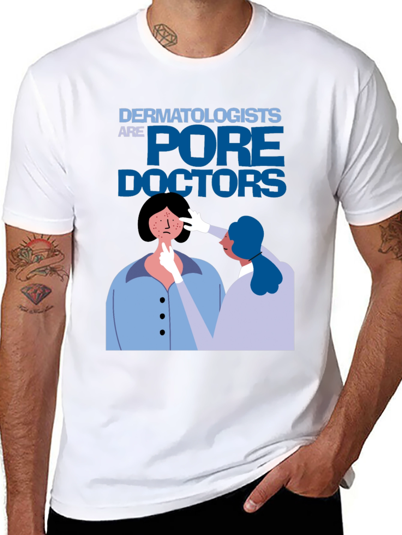 Dermatologists Pore Doctors Black T-Shirt