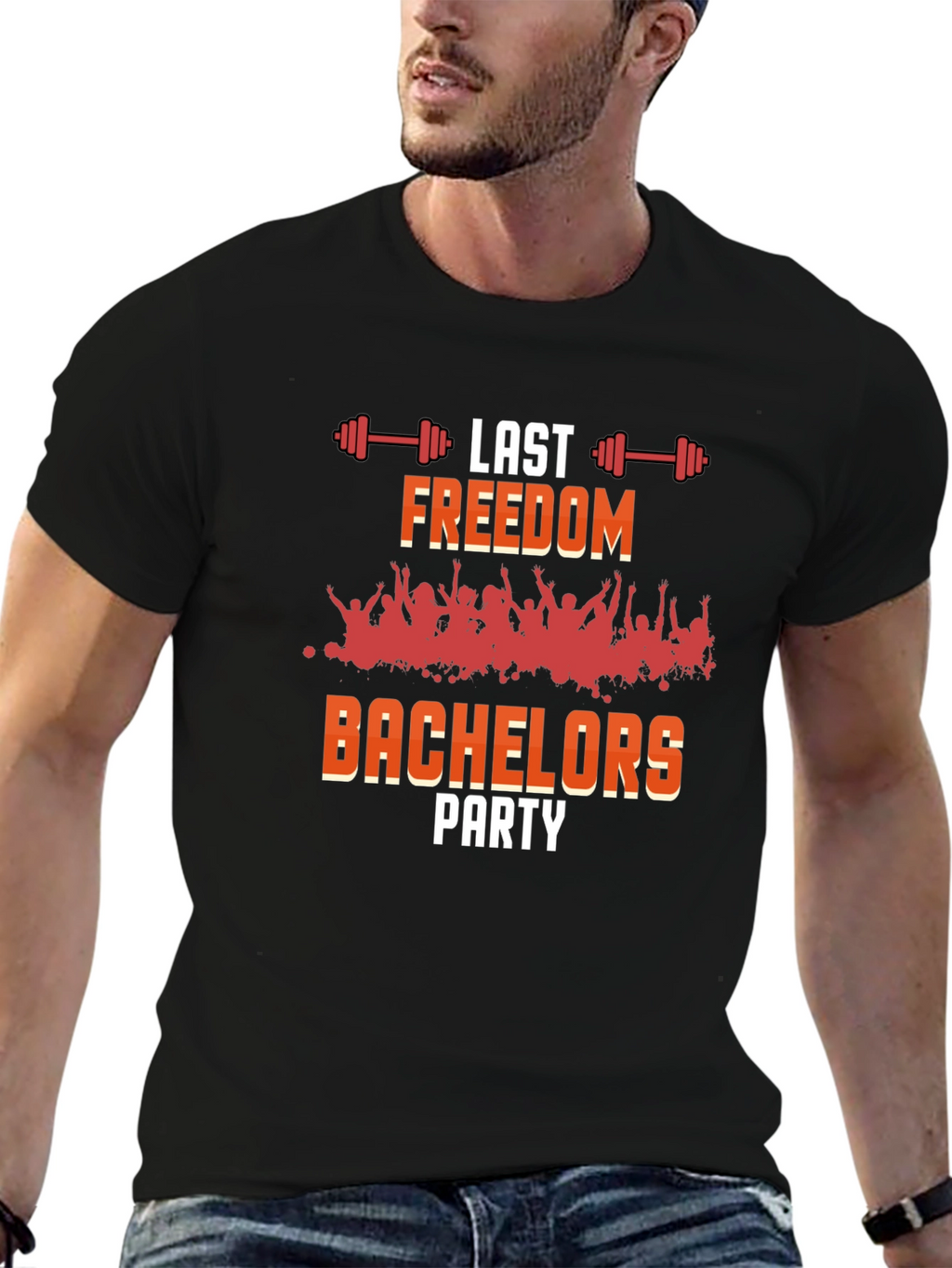 Last Freedom Bachelors Party Graphic Tee