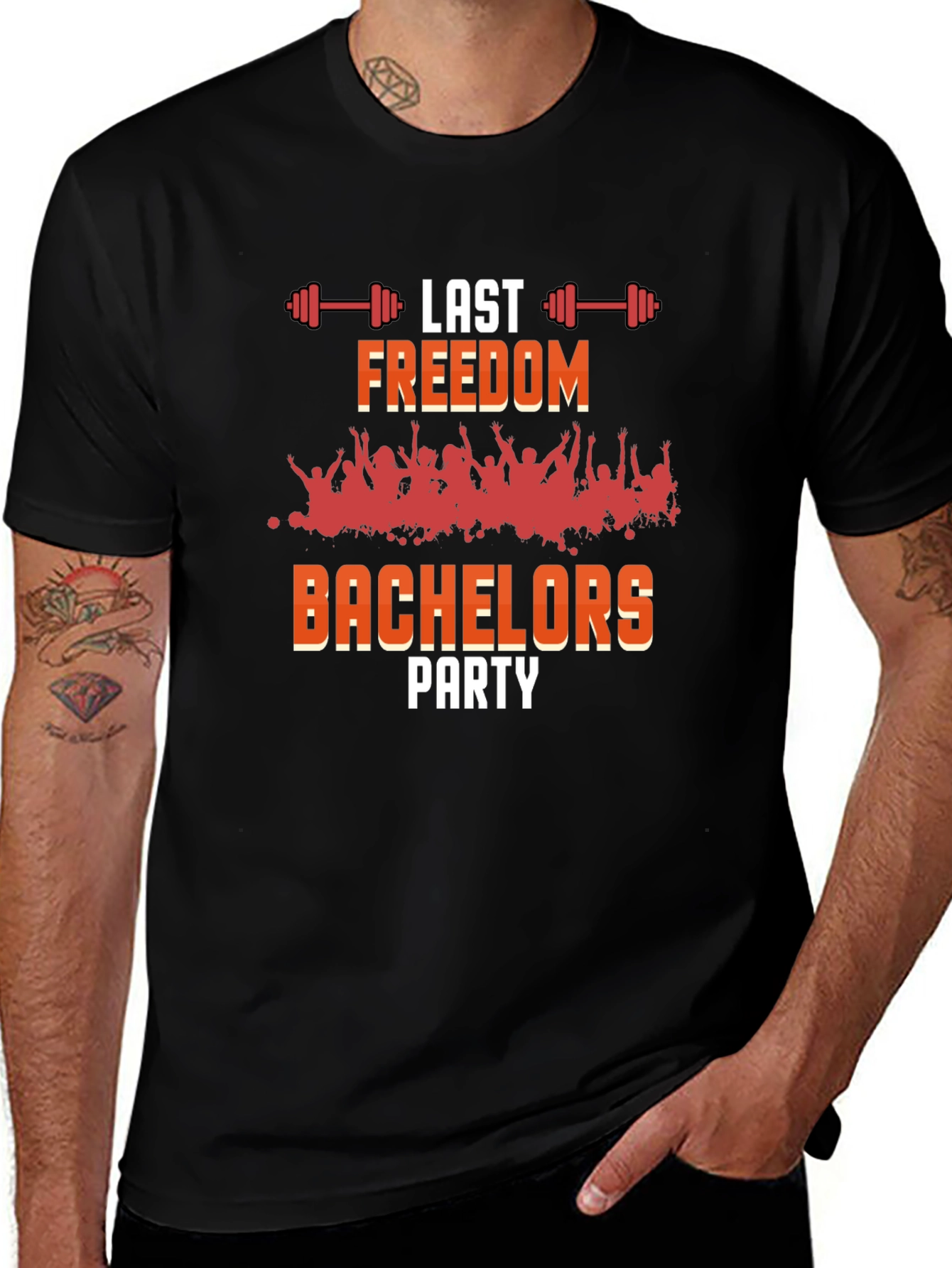 Last Freedom Bachelors Party Graphic Tee