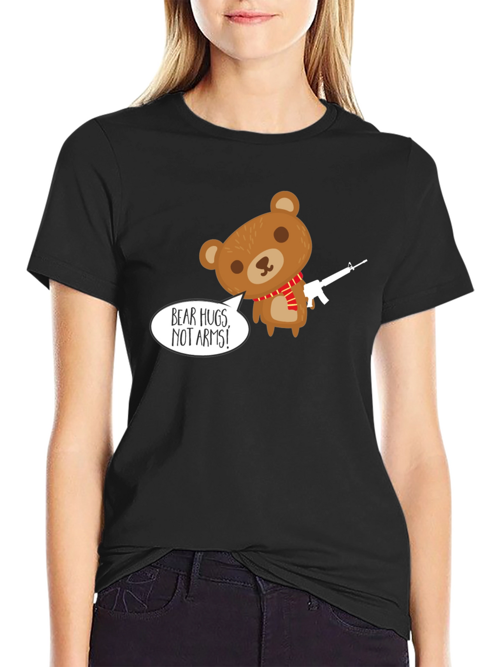 Bear Hugs Not Arms T-Shirt - Graphic Tee