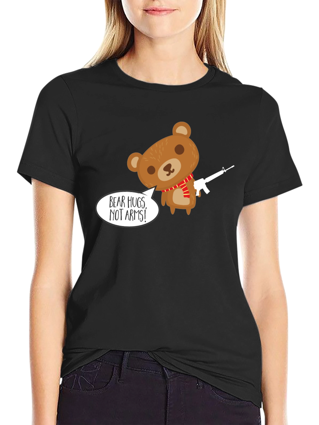 Bear Hugs Not Arms T-Shirt - Graphic Tee