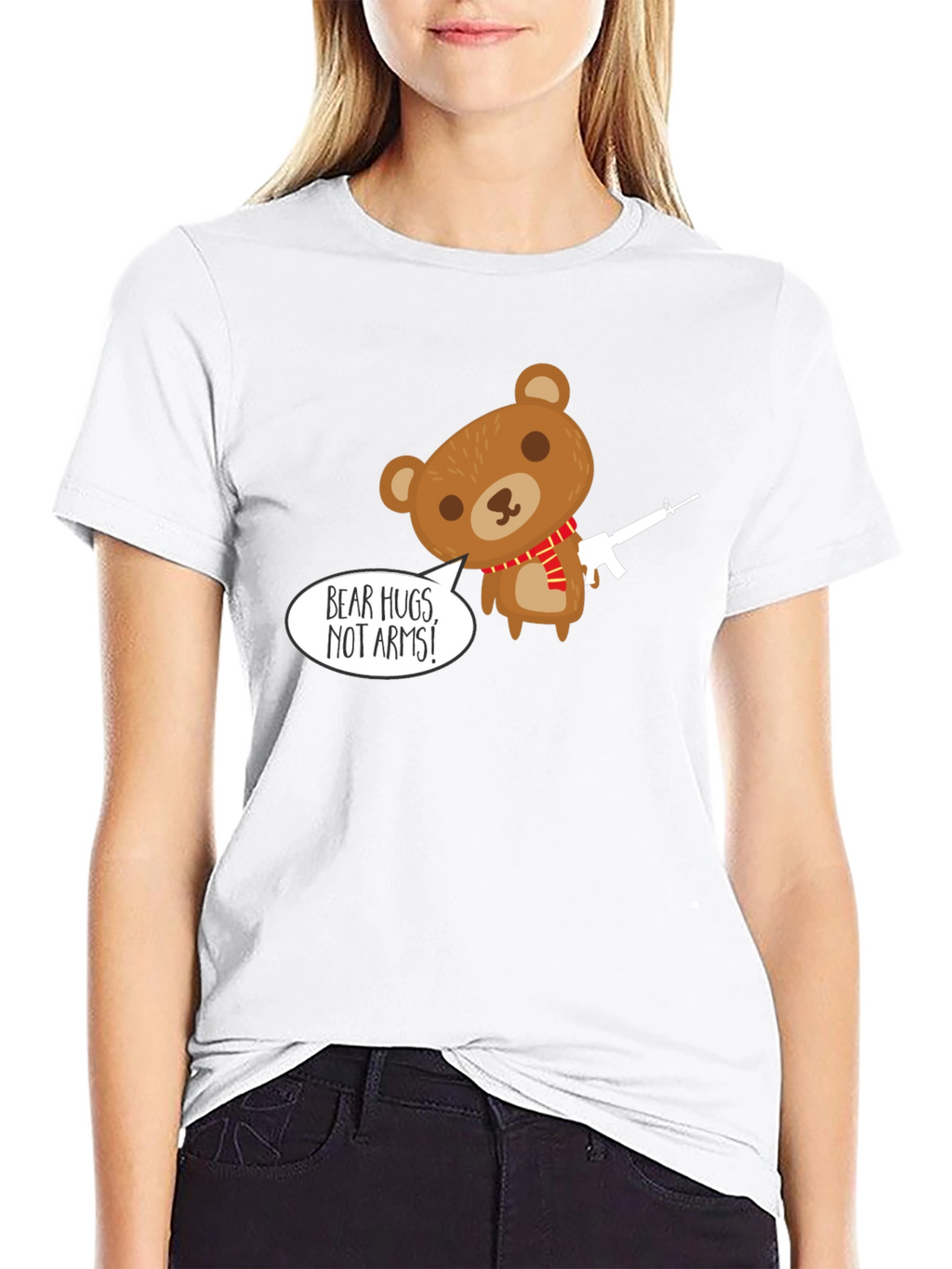 Bear Hugs Not Arms T-Shirt - Graphic Tee