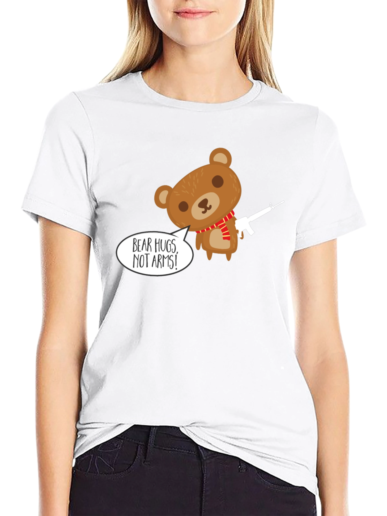 Bear Hugs Not Arms T-Shirt - Graphic Tee