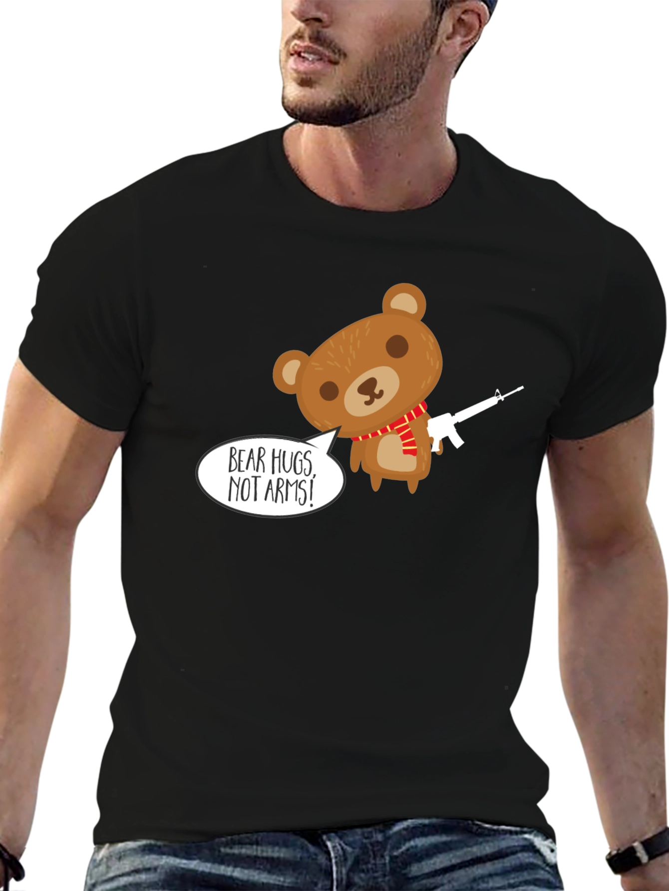 Bear Hugs Not Arms T-Shirt - Graphic Tee