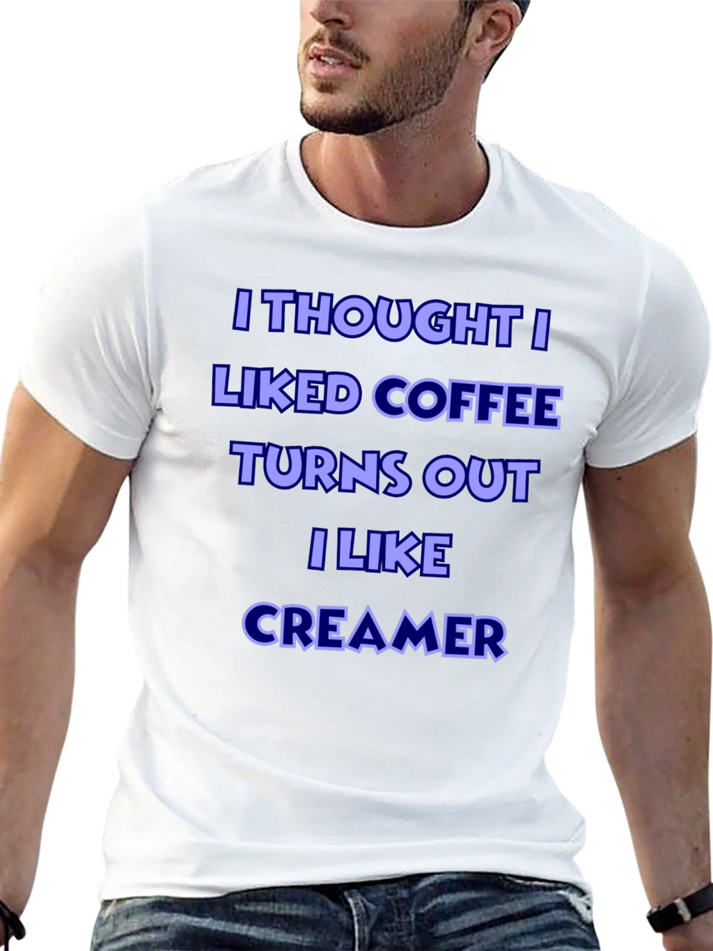 Coffee Creamer Lover T-Shirt - Humorous Graphic Tee