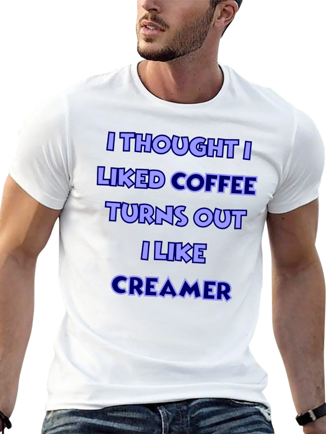 Coffee Creamer Lover T-Shirt - Humorous Graphic Tee