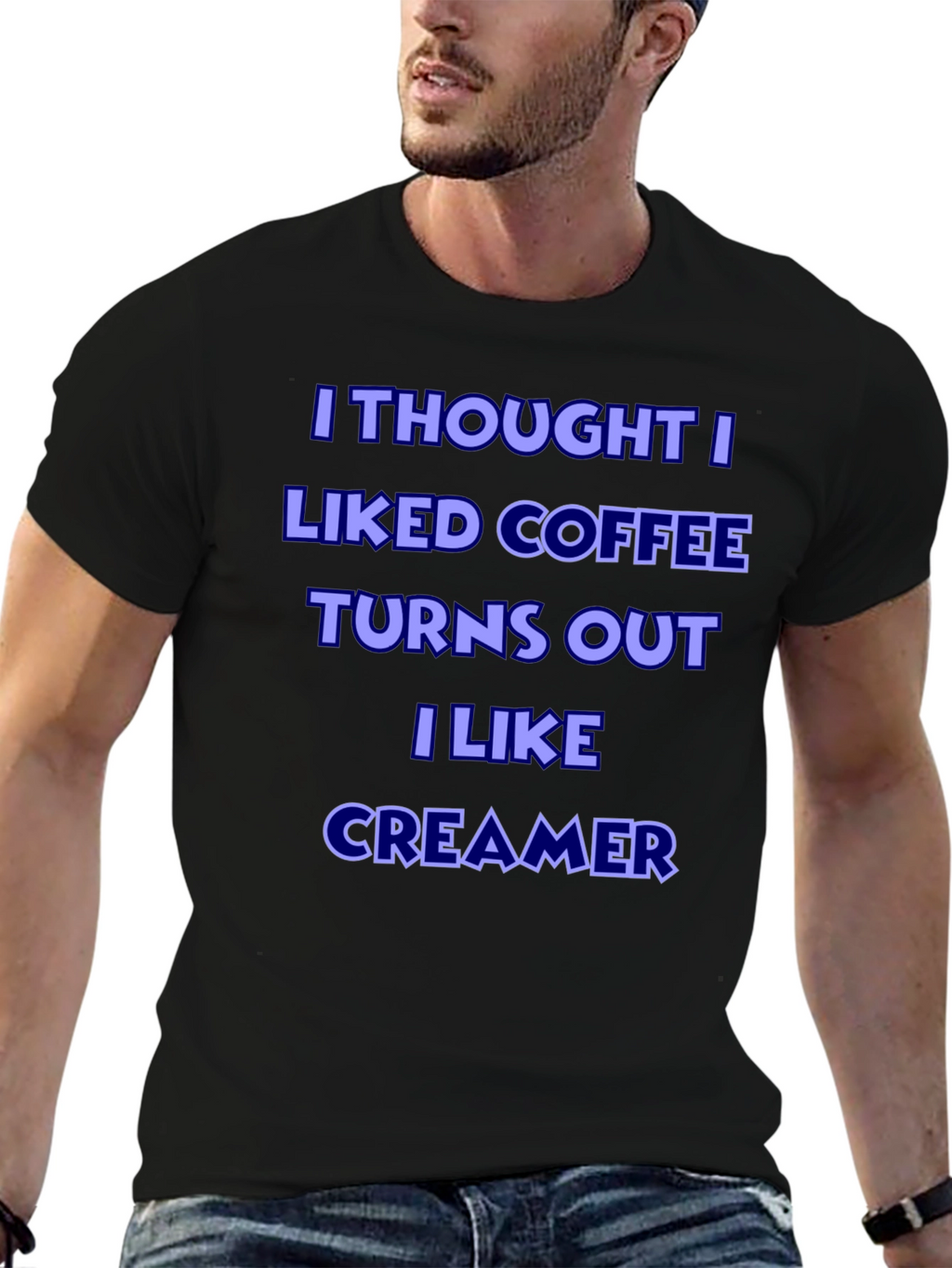 Coffee Creamer Lover T-Shirt - Humorous Graphic Tee
