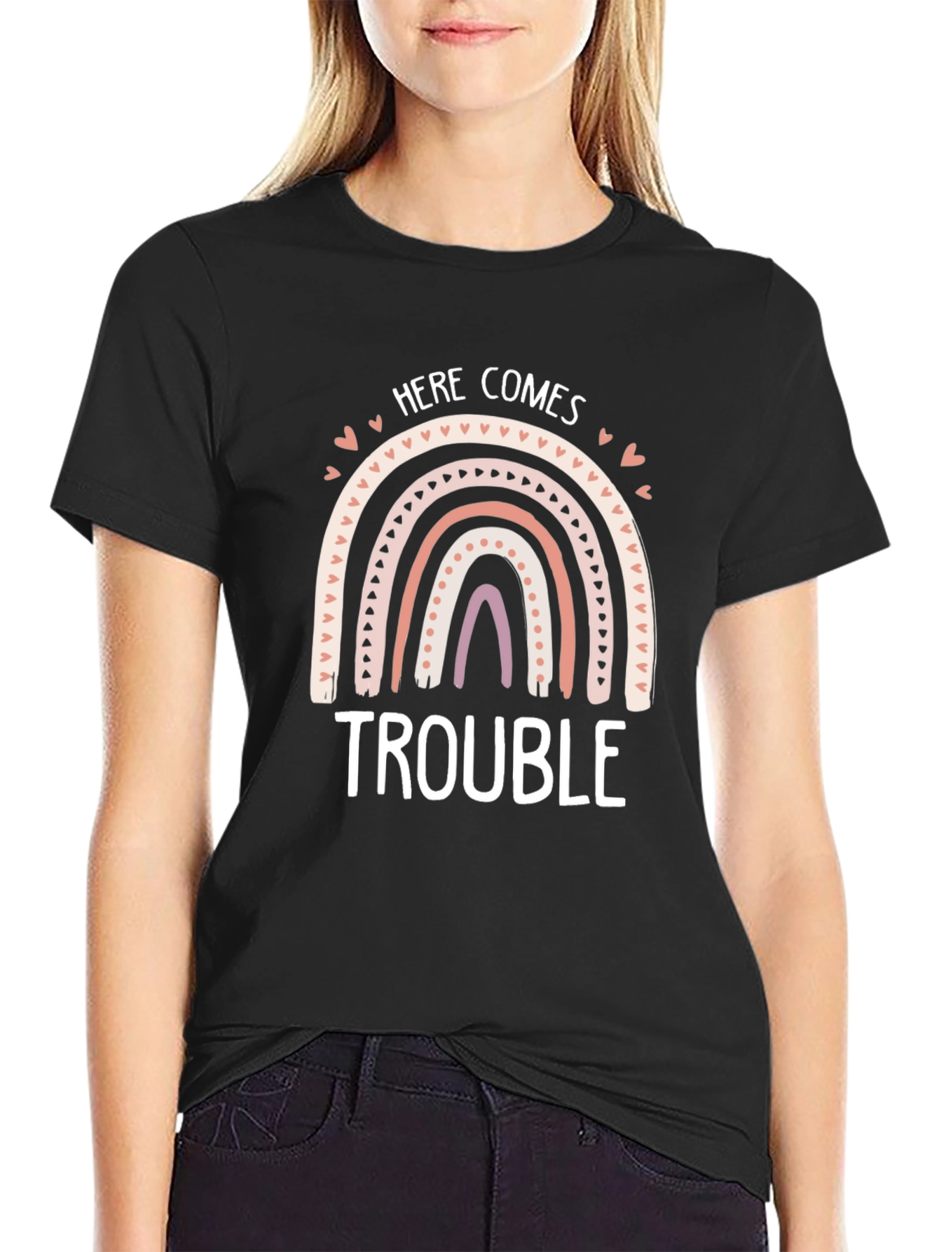 Here Comes Trouble Graphic Tee