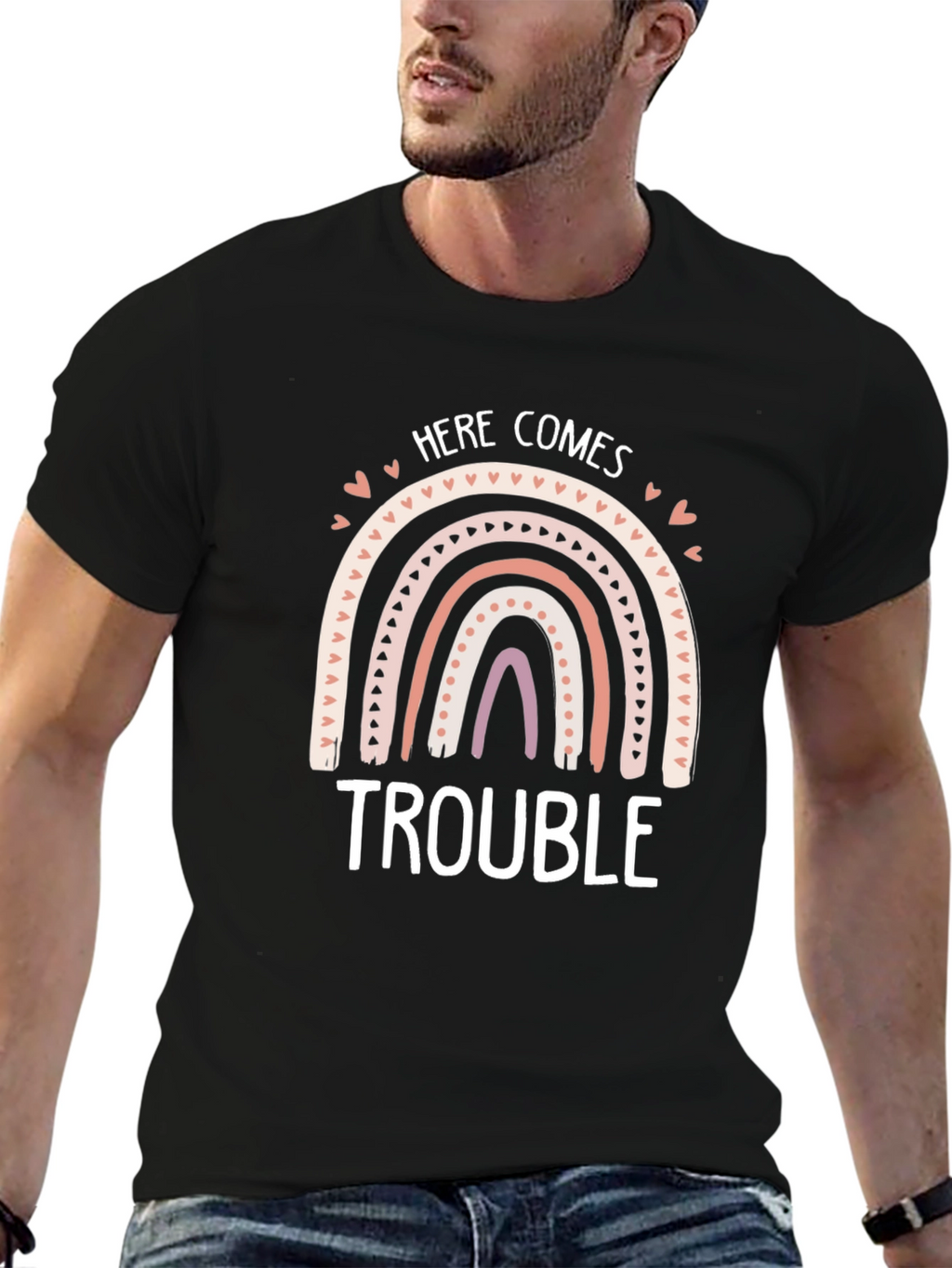 Here Comes Trouble Graphic Tee