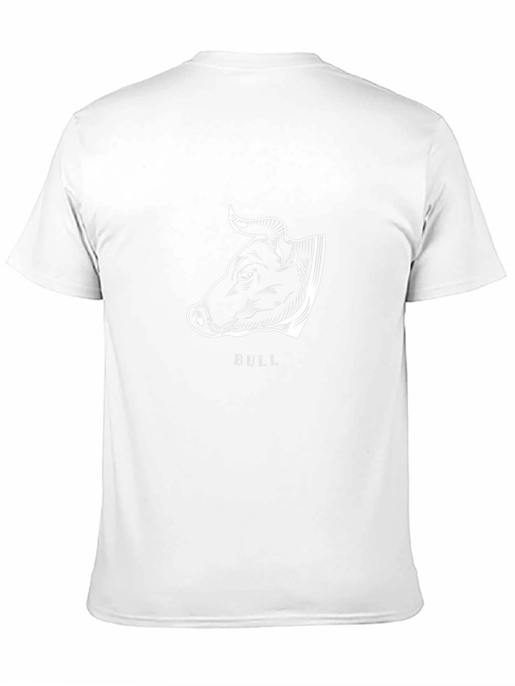 Bull Graphic Print Crew Neck T-Shirt
