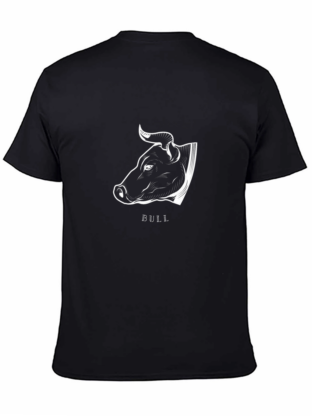 Bull Graphic Print Crew Neck T-Shirt