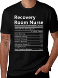 Recovery Room Nurse Nutritional Facts T-Shirt