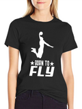 Born to Fly Basketball Graphic Tee