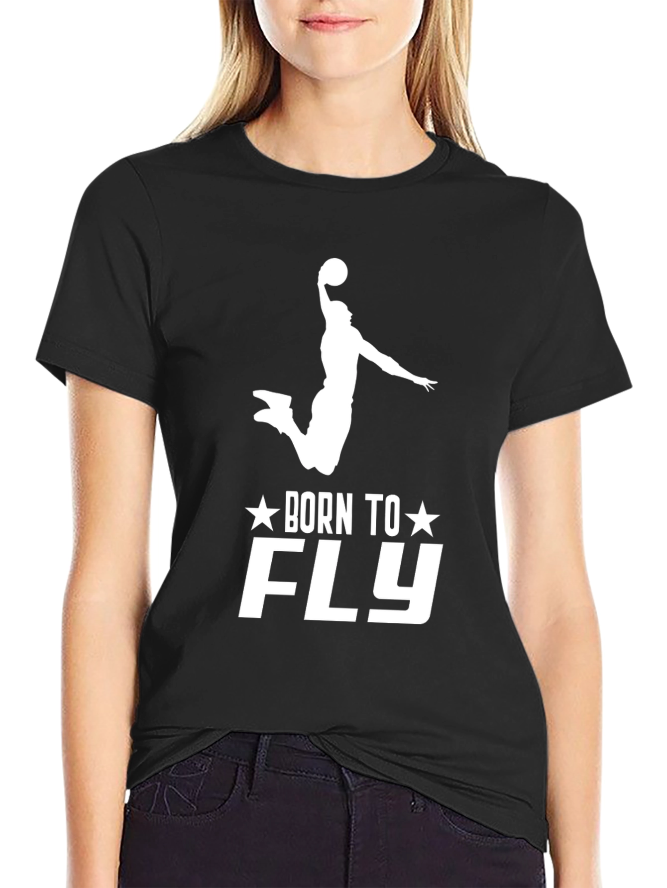 Born to Fly Basketball Graphic Tee