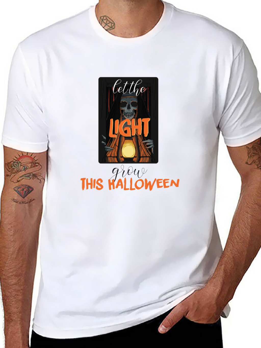 Halloween Let the Light T-Shirt