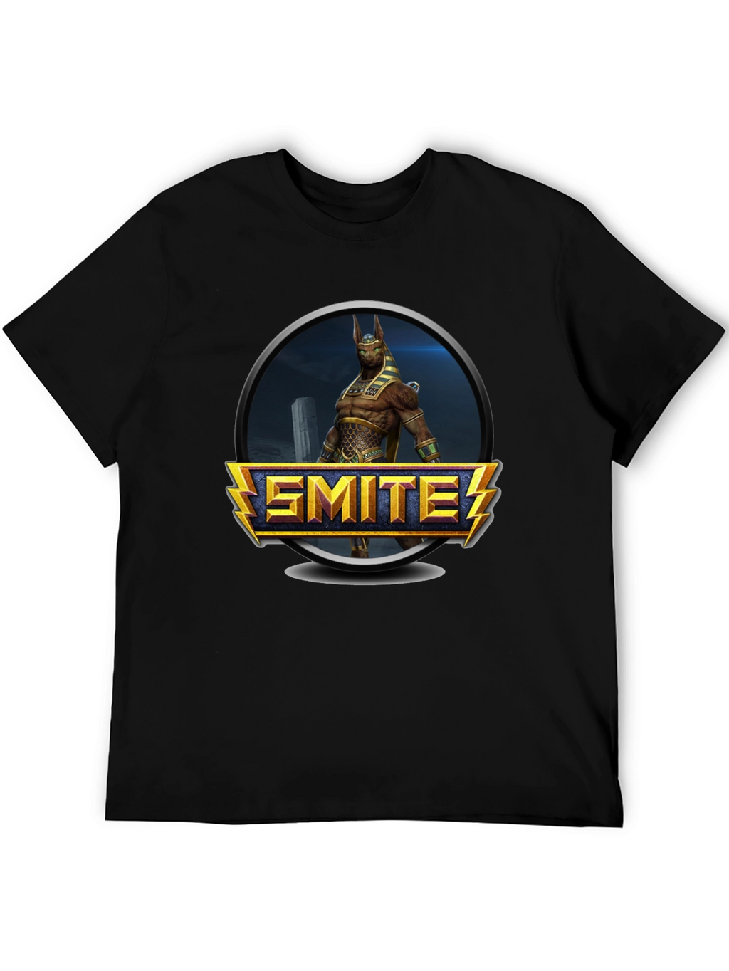 Smite Game T-Shirt - Black Graphic Tee
