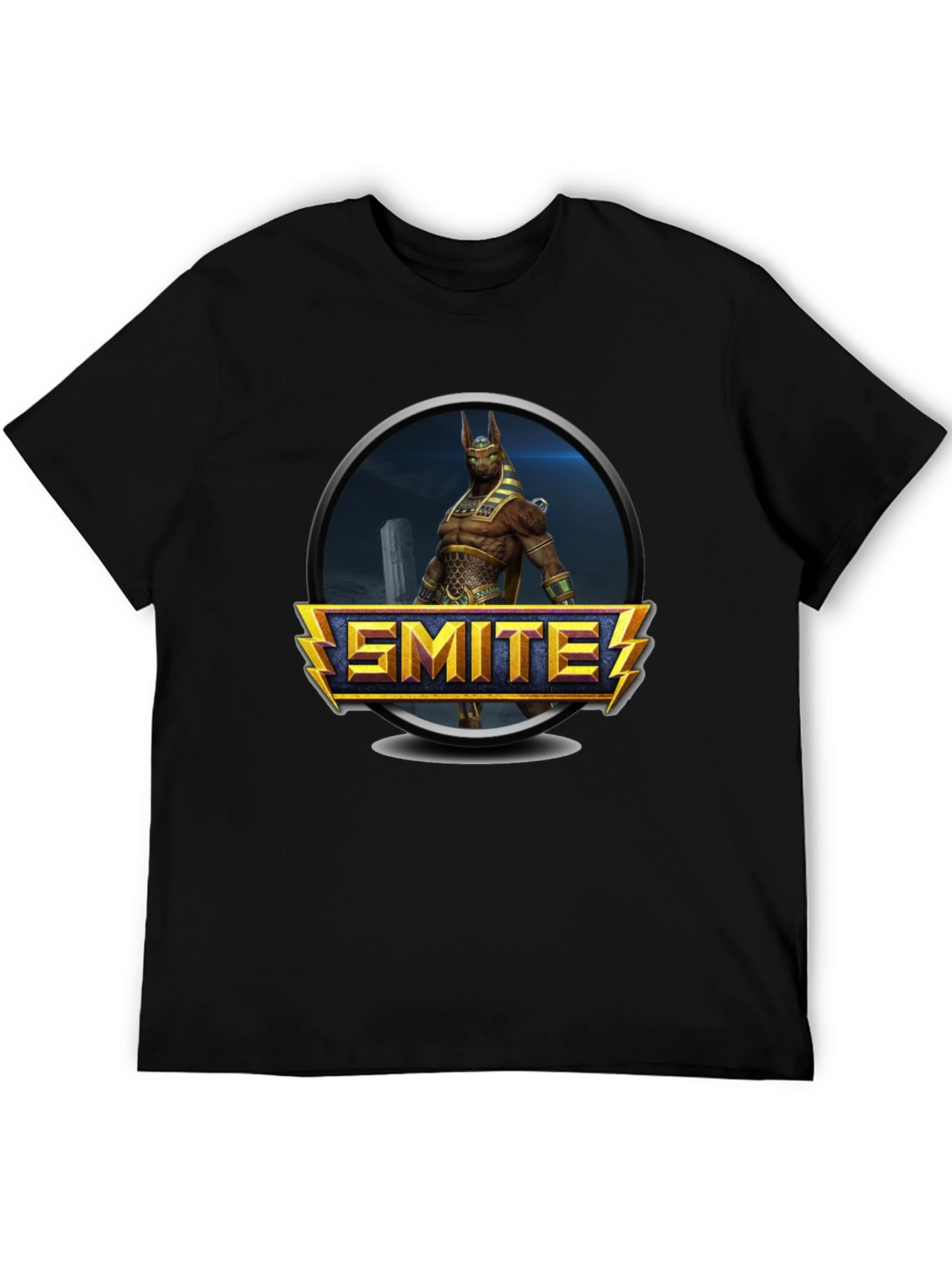 Smite Game T-Shirt - Black Graphic Tee
