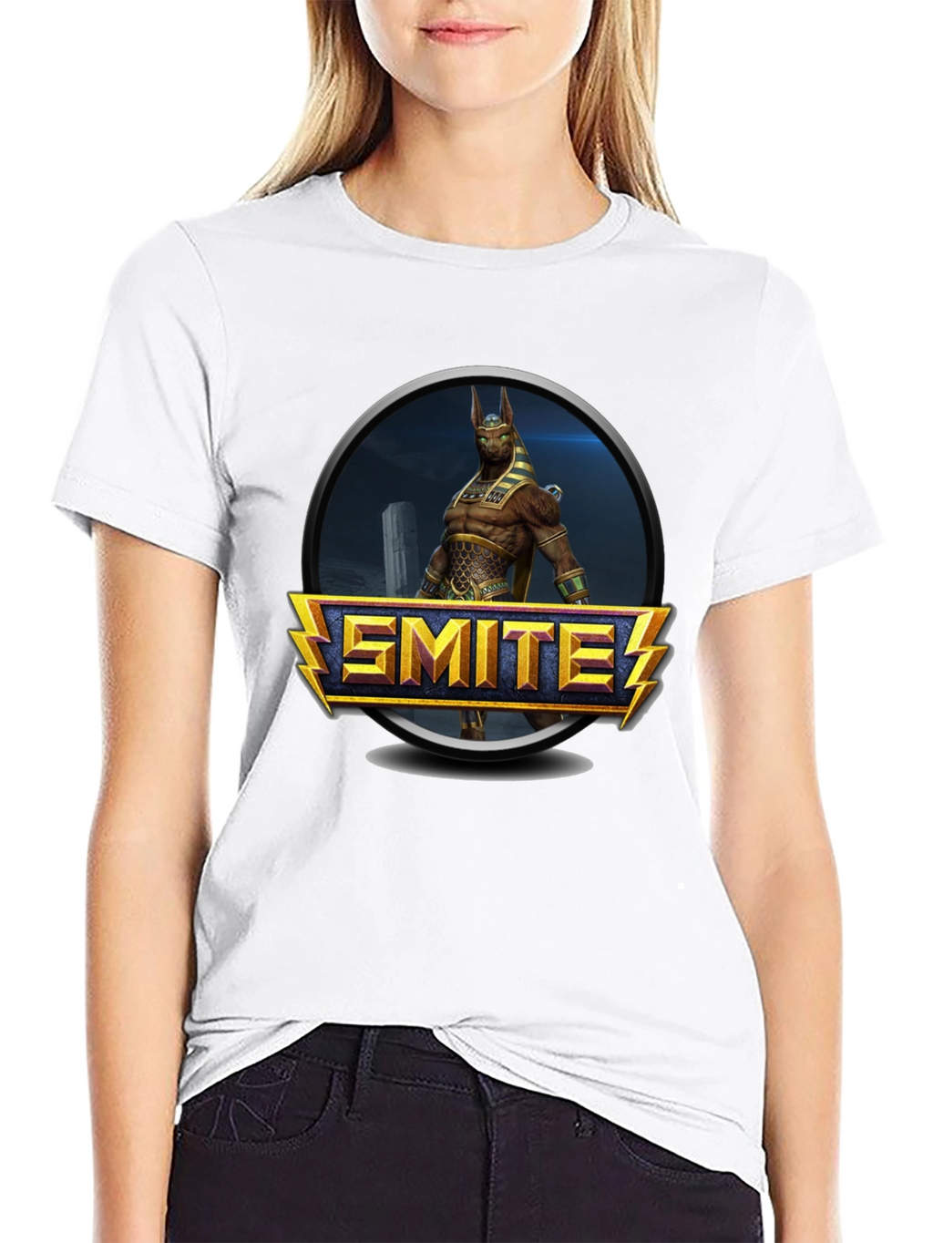 Smite Game T-Shirt - Black Graphic Tee