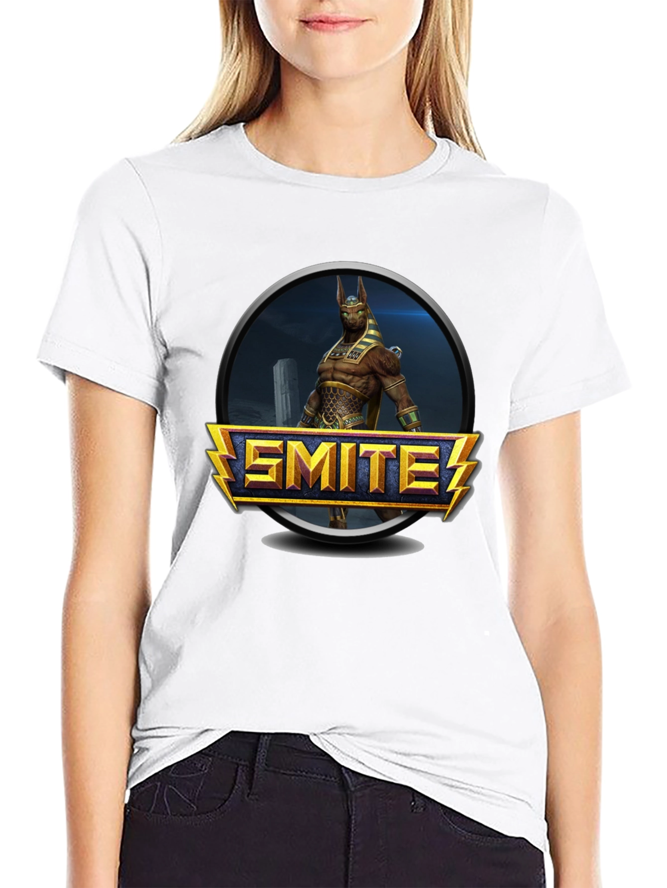 Smite Game T-Shirt - Black Graphic Tee