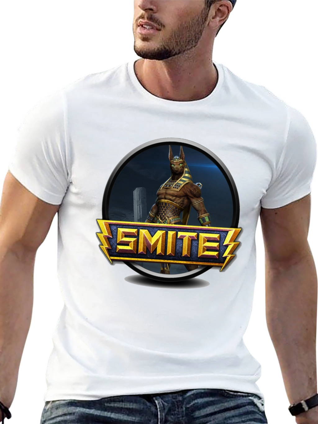 Smite Game T-Shirt - Black Graphic Tee