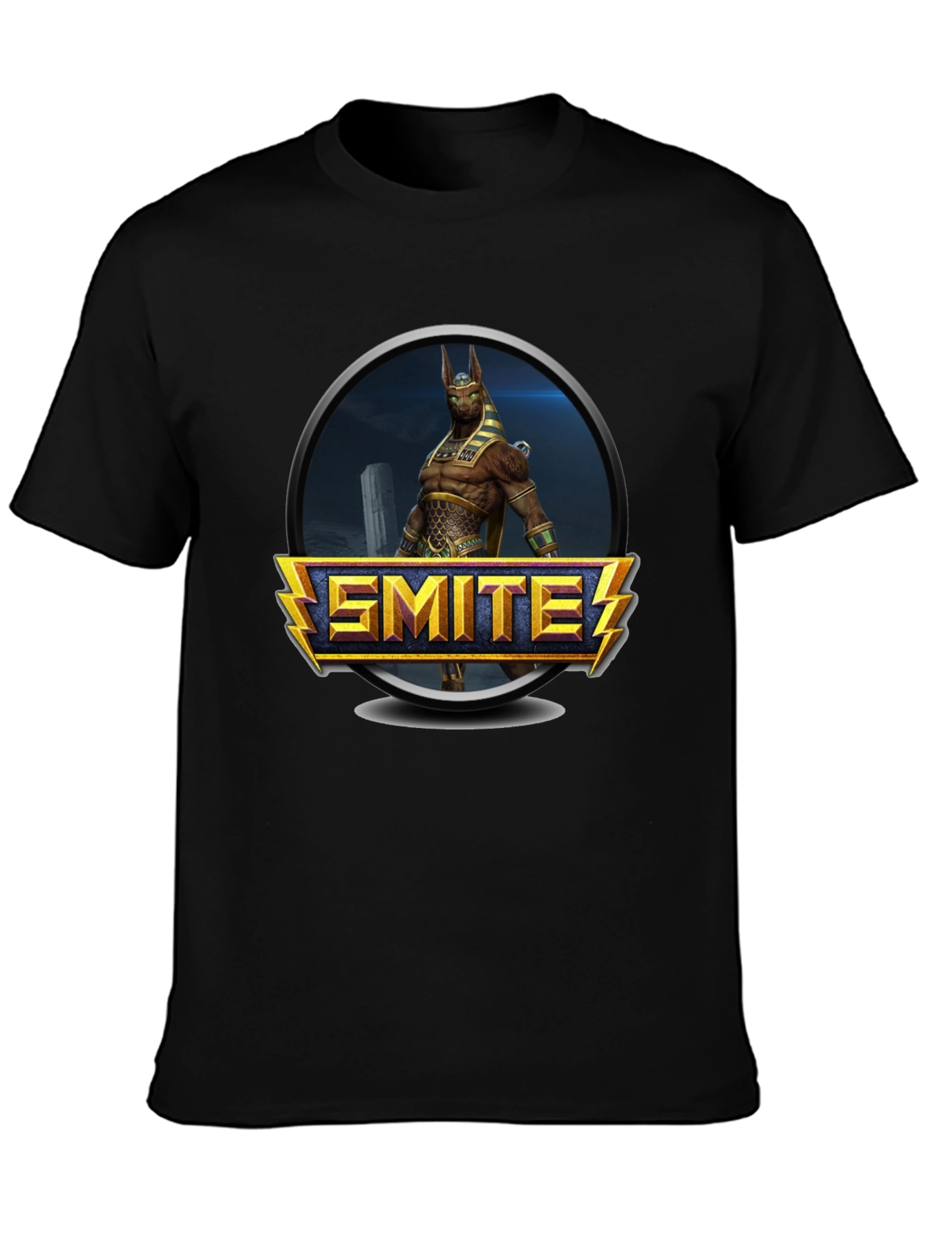 Smite Game T-Shirt - Black Graphic Tee