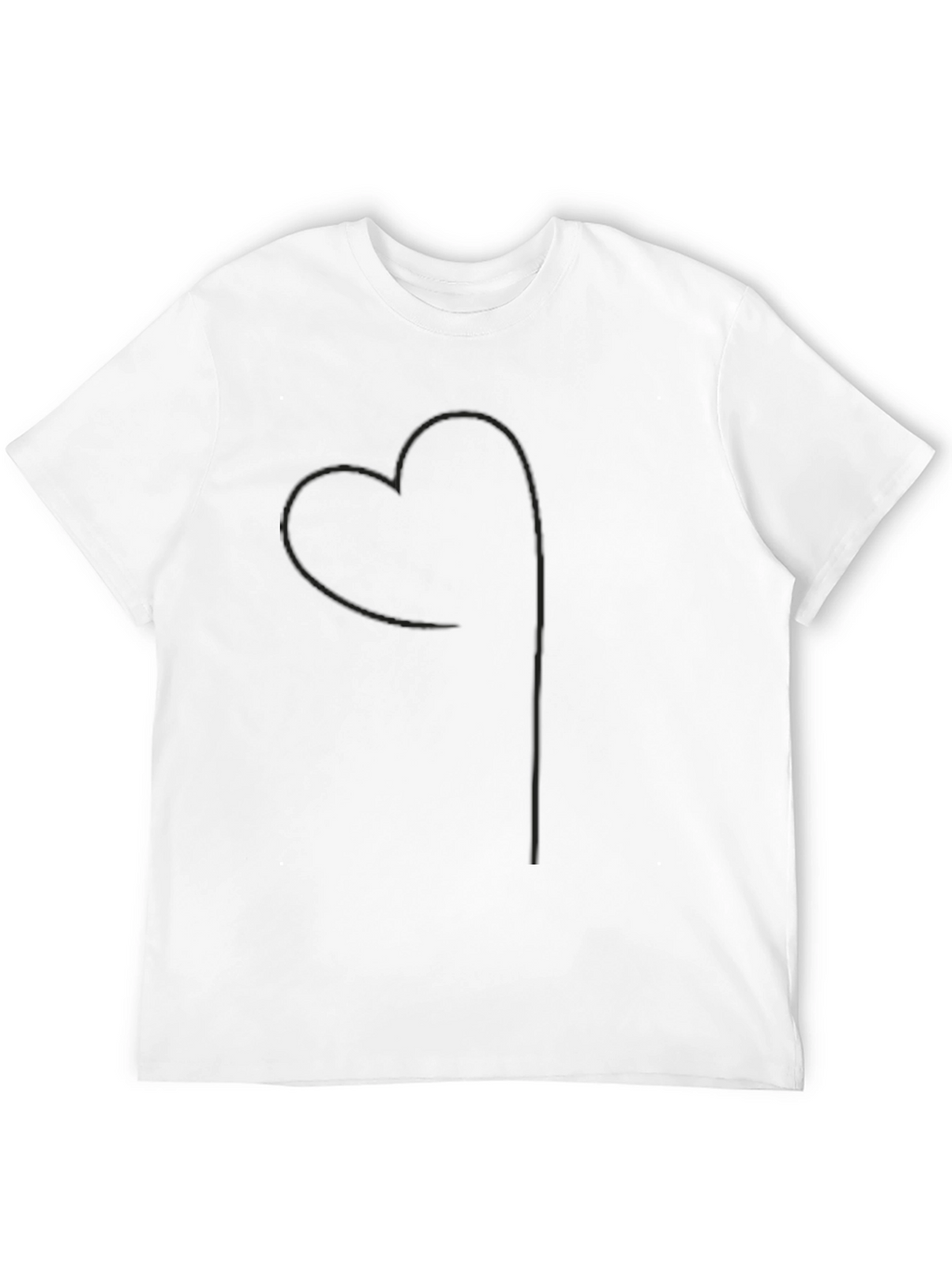 Minimalist Black Heart Tee