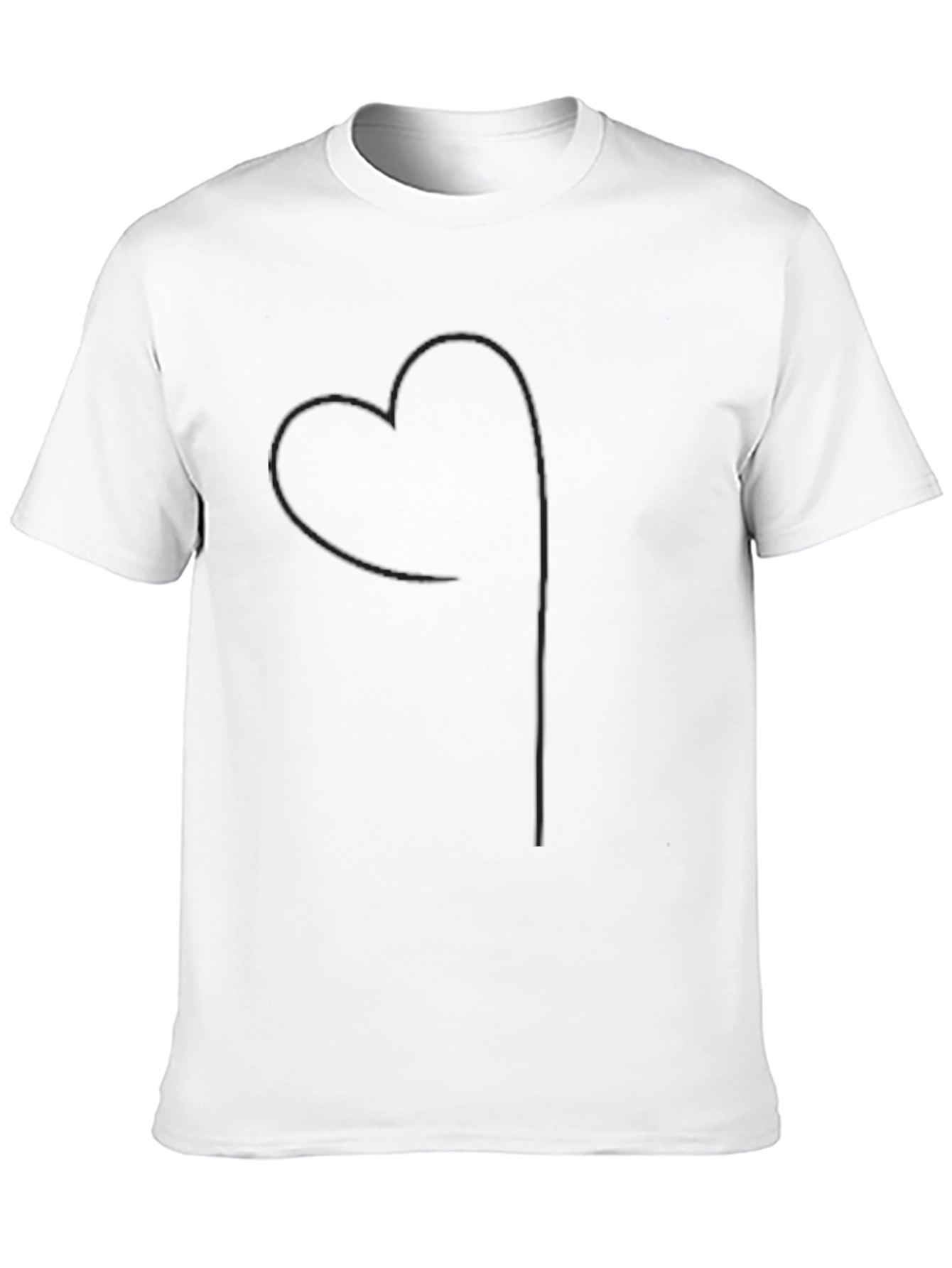 Minimalist Black Heart Tee