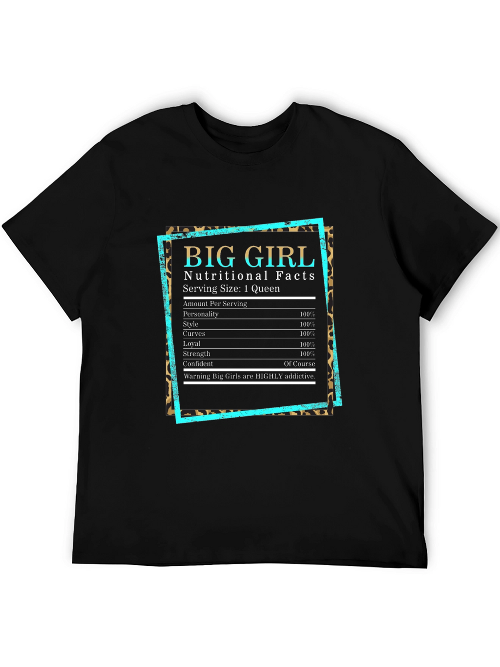 Big Girl Nutritional Facts Graphic Tee