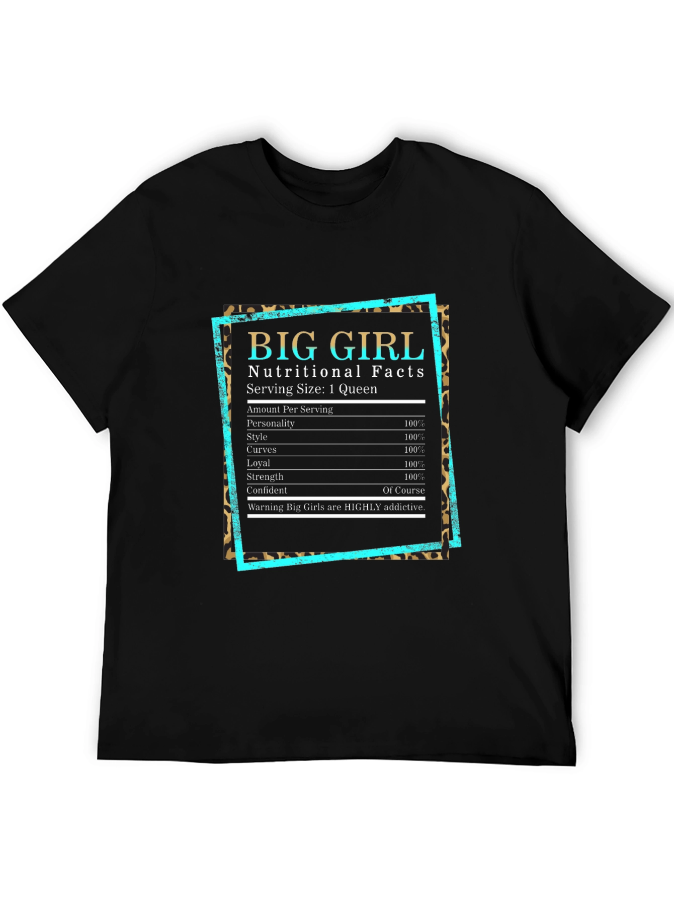 Big Girl Nutritional Facts Graphic Tee