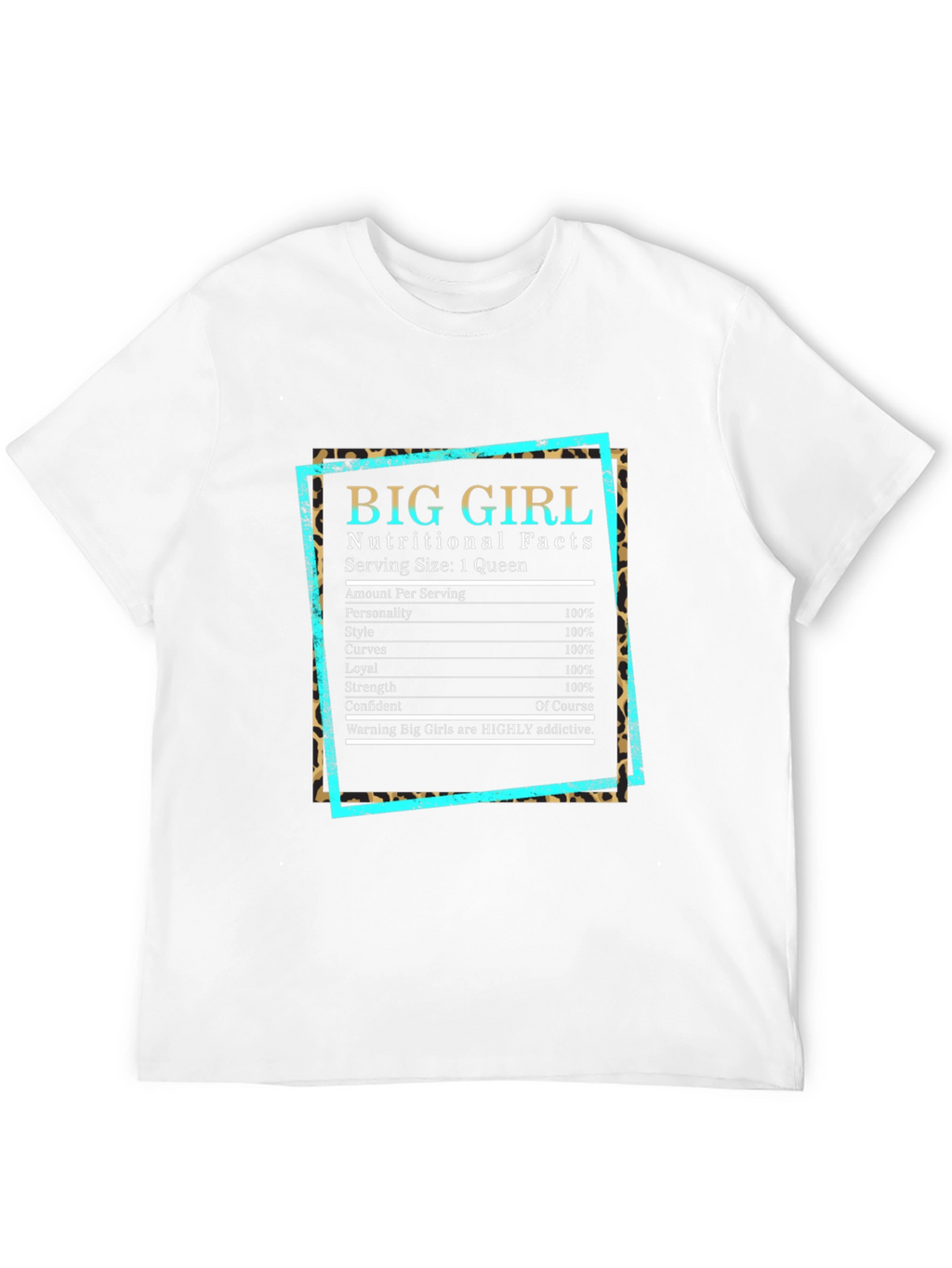 Big Girl Nutritional Facts Graphic Tee