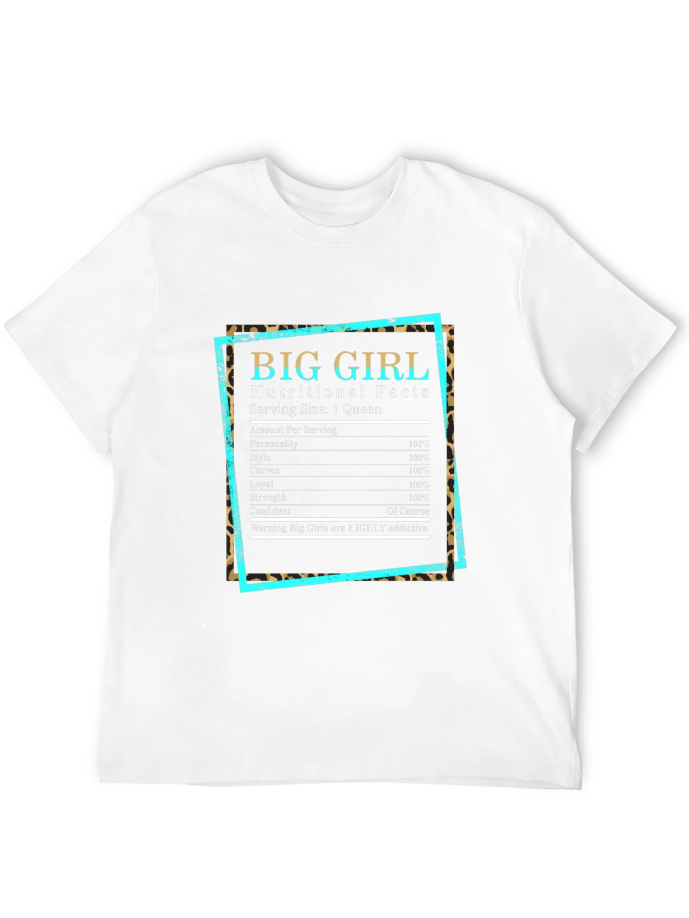Big Girl Nutritional Facts Graphic Tee
