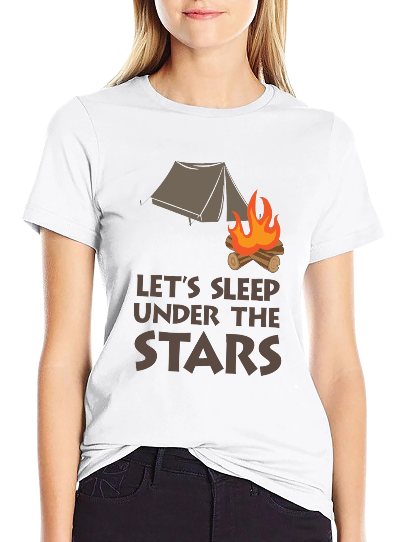 Lets Sleep Under the Stars Graphic Tee