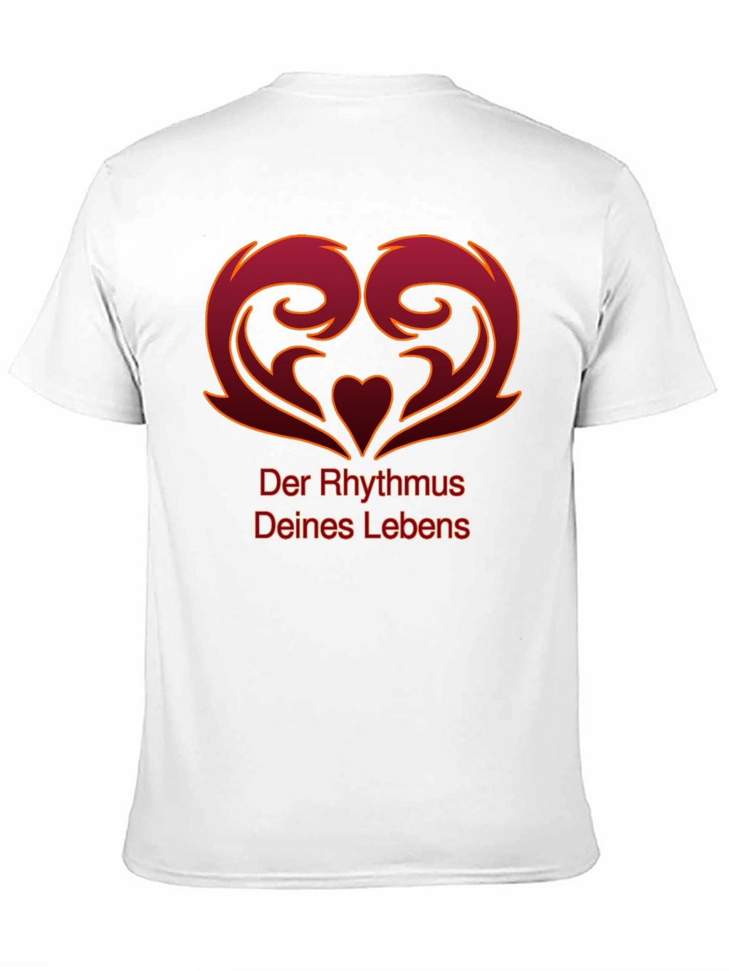 Heart Rhythm Graphic Black T-Shirt