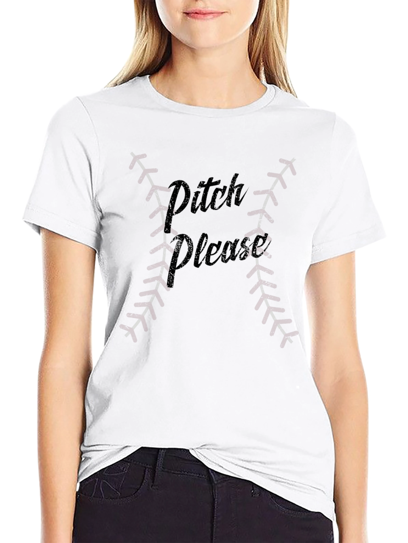 Pitch Please Baseball T-Shirt