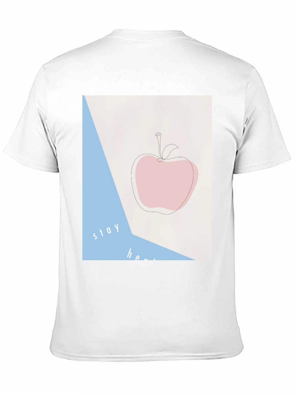 Stay Healthy Apple Graphic T-Shirt