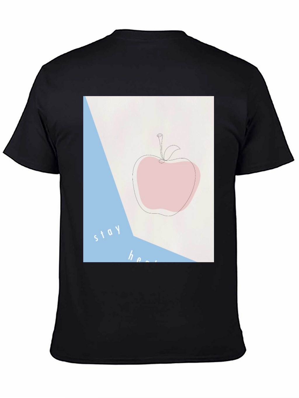 Stay Healthy Apple Graphic T-Shirt