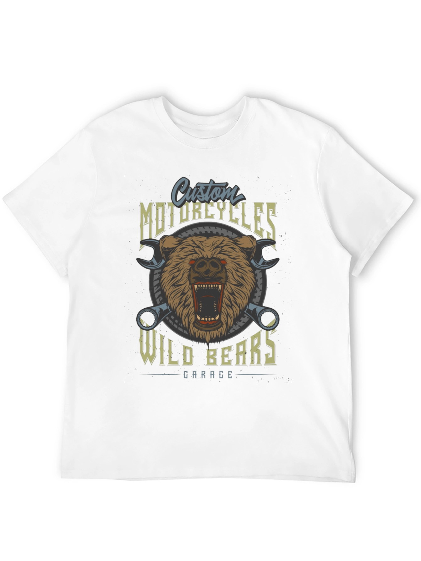 Wild Bears Garage Custom Motorcycle T-Shirt