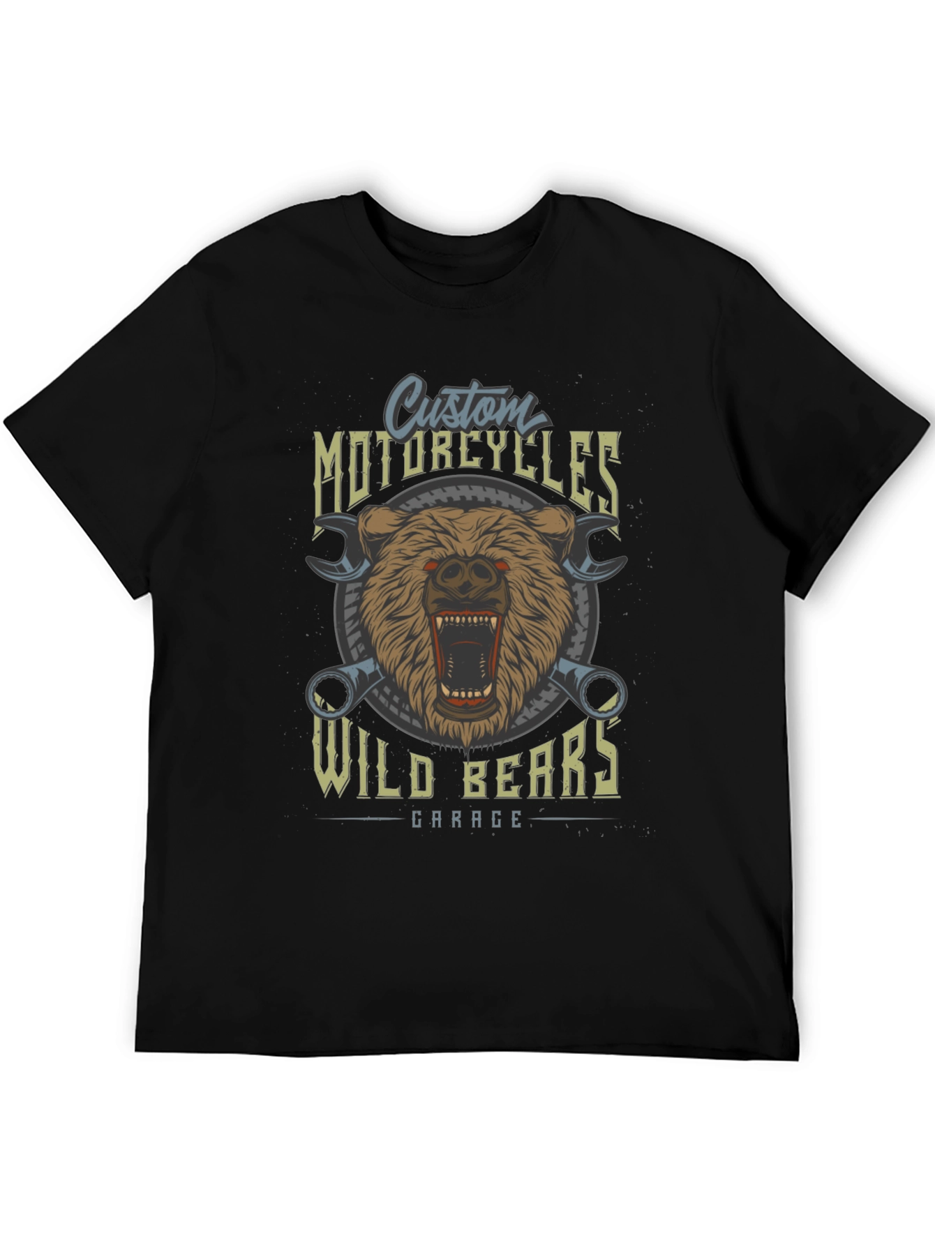 Wild Bears Garage Custom Motorcycle T-Shirt