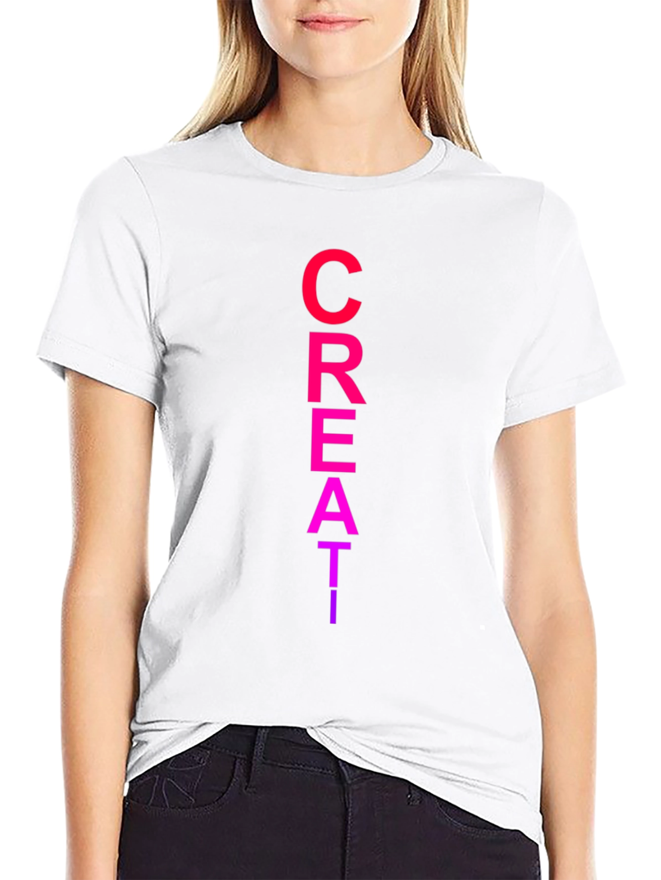 Creative Black T-Shirt